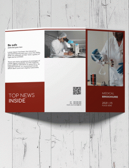 Tri fold Medical Brochure - free Google Docs Template - 204