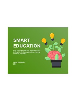 Stylish Education Presentation - free Google Docs Template - 3971