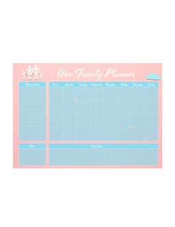 Delicate Family Planner - free Google Docs Template - 4245