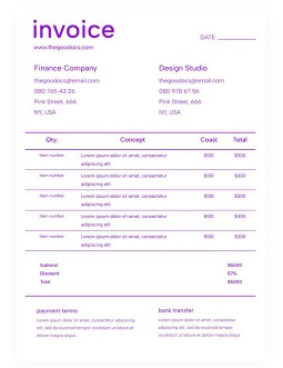 Simple Basic Invoice