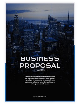 Blue Office Business Proposal