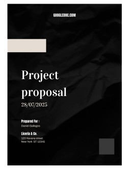 Black Paper Business Proposal