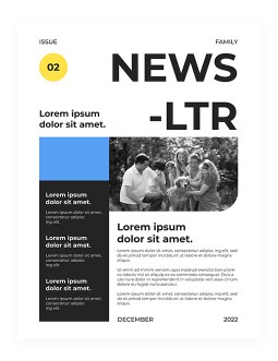Simple Family Newsletter - free Google Docs Template - 3941