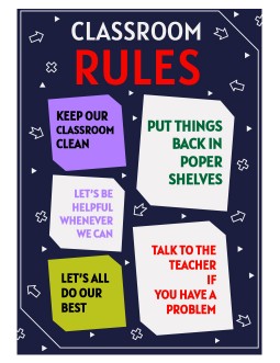 Colorful Classroom Announcements - free Google Docs Template - 3947