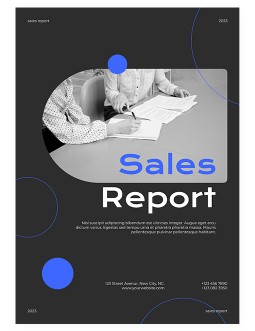 Bright Sale Report - free Google Docs Template - 4259