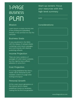 Green Business Plan