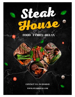 Steak House Menu